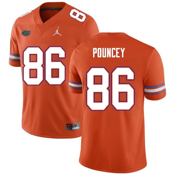 NCAA Florida Gators Jordan Pouncey Men's #86 Nike Orange Stitched Authentic College Football Jersey GEI5564VR